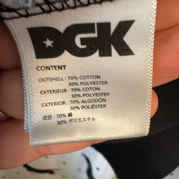 DGK Black and Red Sweatshirt Hoodie - Picture 5 of 5
